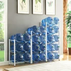 Rack Wire Non-folding Rack Three-Layer Standing Type Bucket Water 5 Gallon Display Rack / 5 Gallon Bottle Wire Rack