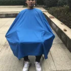 Cape Wholesale Sport Cutting Shape Barber Cape Gold Memory Fabric Barber Cape