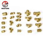 Hexagon Coupling Hexagon Head Low Price Double-end Equal/Reducing Male Connector Coupling Forged Brass Compression Fitting