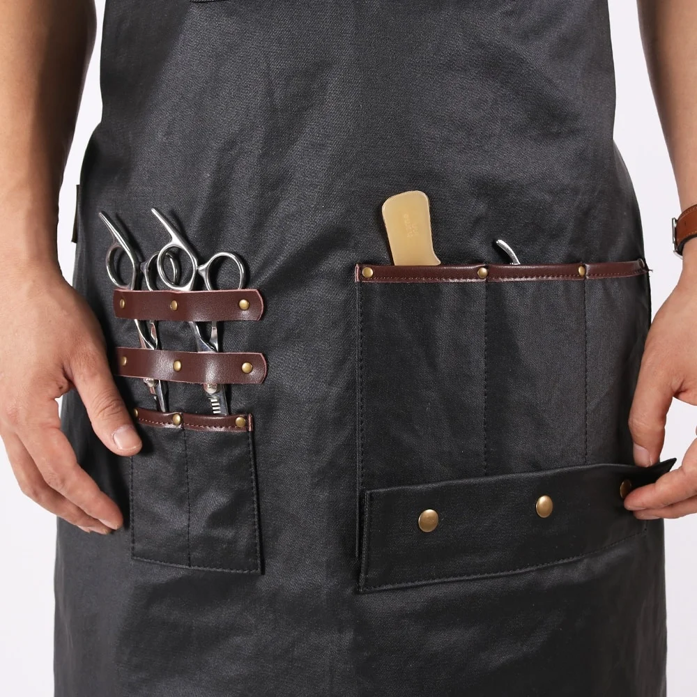 Hair Salon Barber Tool Apron Top Quality Unisex Barber Aprons Customized Wholesale Barber Apron