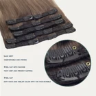 Hair Extension Extensions Clip In Hair Extensions 100g 120g 140g Can Customize Brazilian Human Hair Clip In Hair Extension