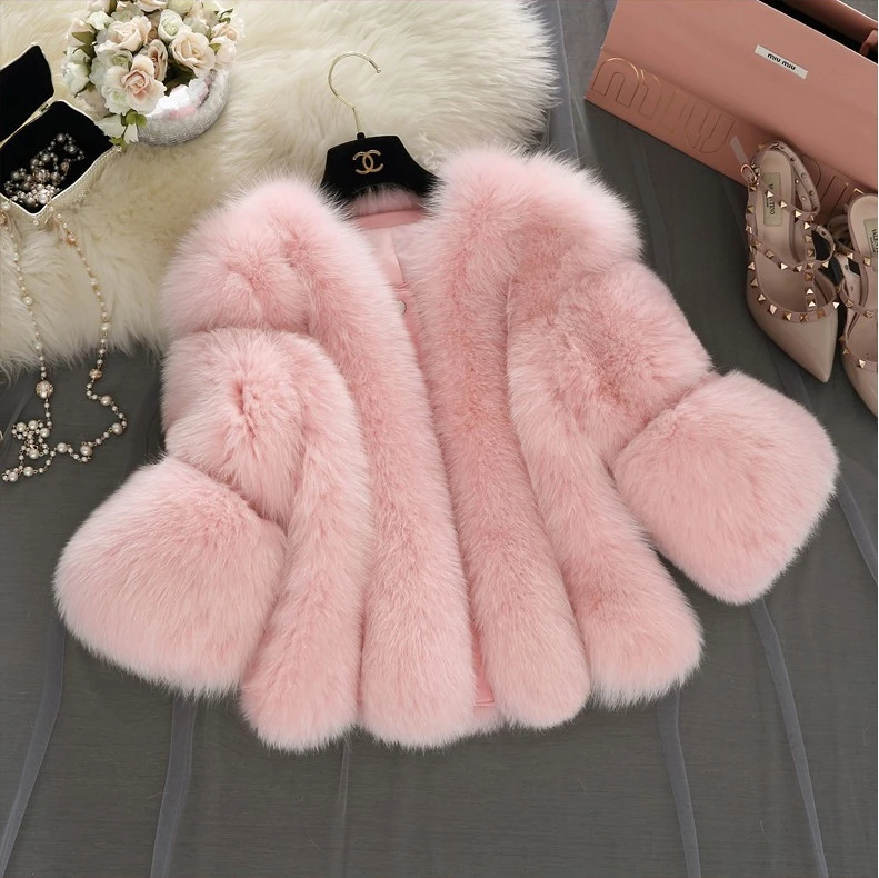 2022 Fall China Manufacturer Ladies Fashion Winter Warm Thicken Coat Faux  Fur Jacket Women Fox Fur Coat With Leather And Pockets - Buy Women Leather 
