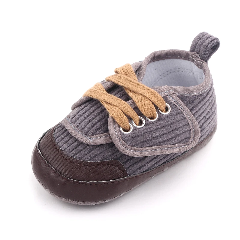 0-1 Year Old Infants Indoor Toddler Shoes Baby Boys Solid Color Soft Soled Casual Shoes details