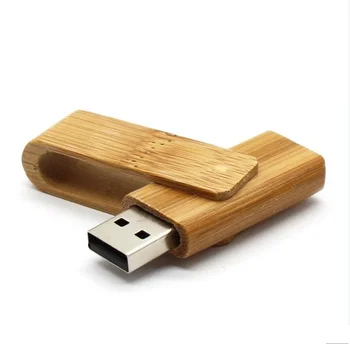 rotation swivel baboo wooden usb flash drives usb stick flash memory with 4GB 8GB 16GB 32GB