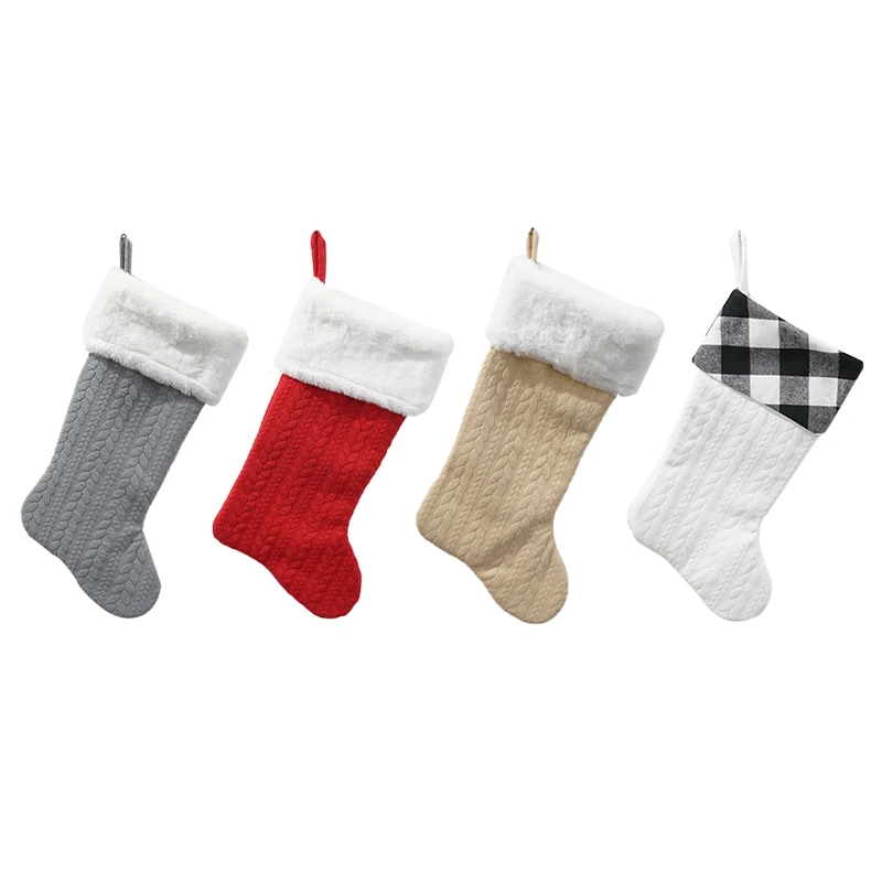 Wholesale Top Quality Vintage Gift Lovely Novelty Trendy Decoration Merry Christmas Stockings