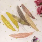 Anniversary Cheap Price Creative Gift Retro Style Bookmark Gift Anniversary Student Childrenmetal Feather Bookmark