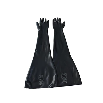 Excellent Price Anti-static dry box gloves Chemical Butyl Dry Box Gloves