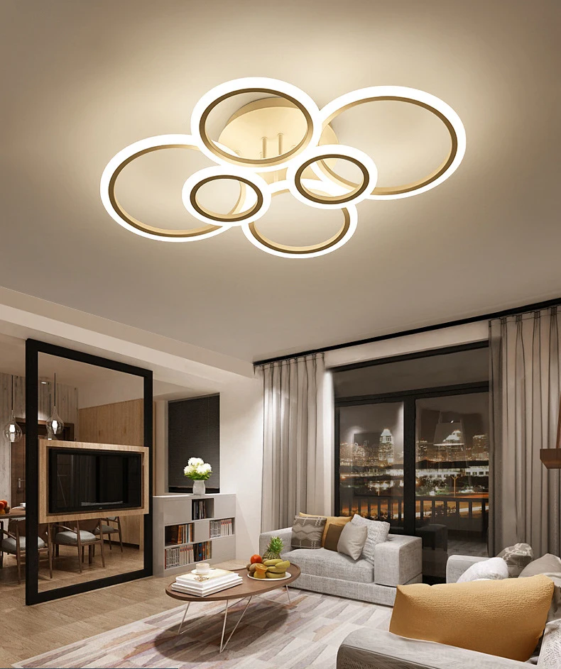 Simple Modern Creative Personality Home Hall Dining Room Bedroom Room Lamp LED Ceiling Light