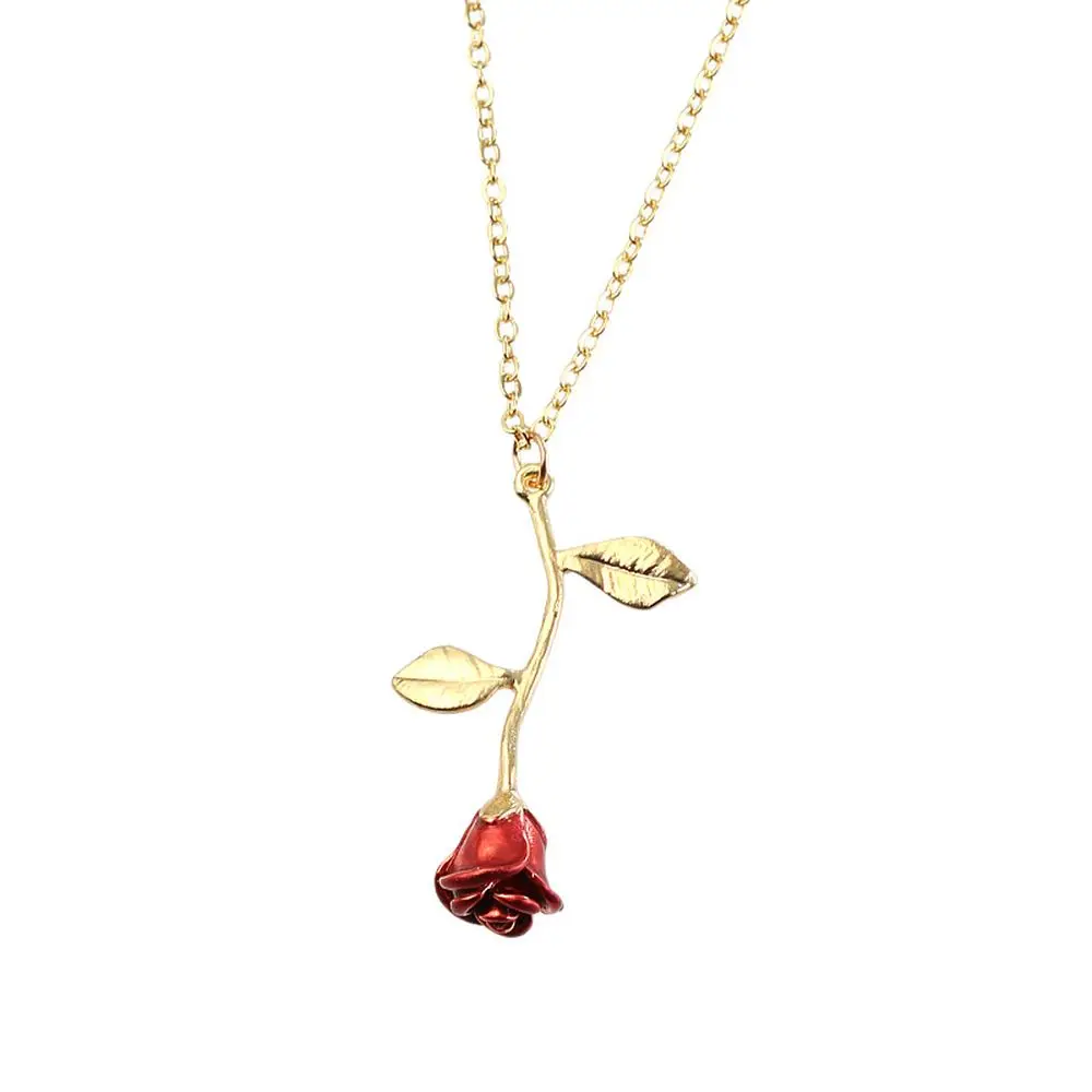 New Jewelry Creative Enamel Red Rose 