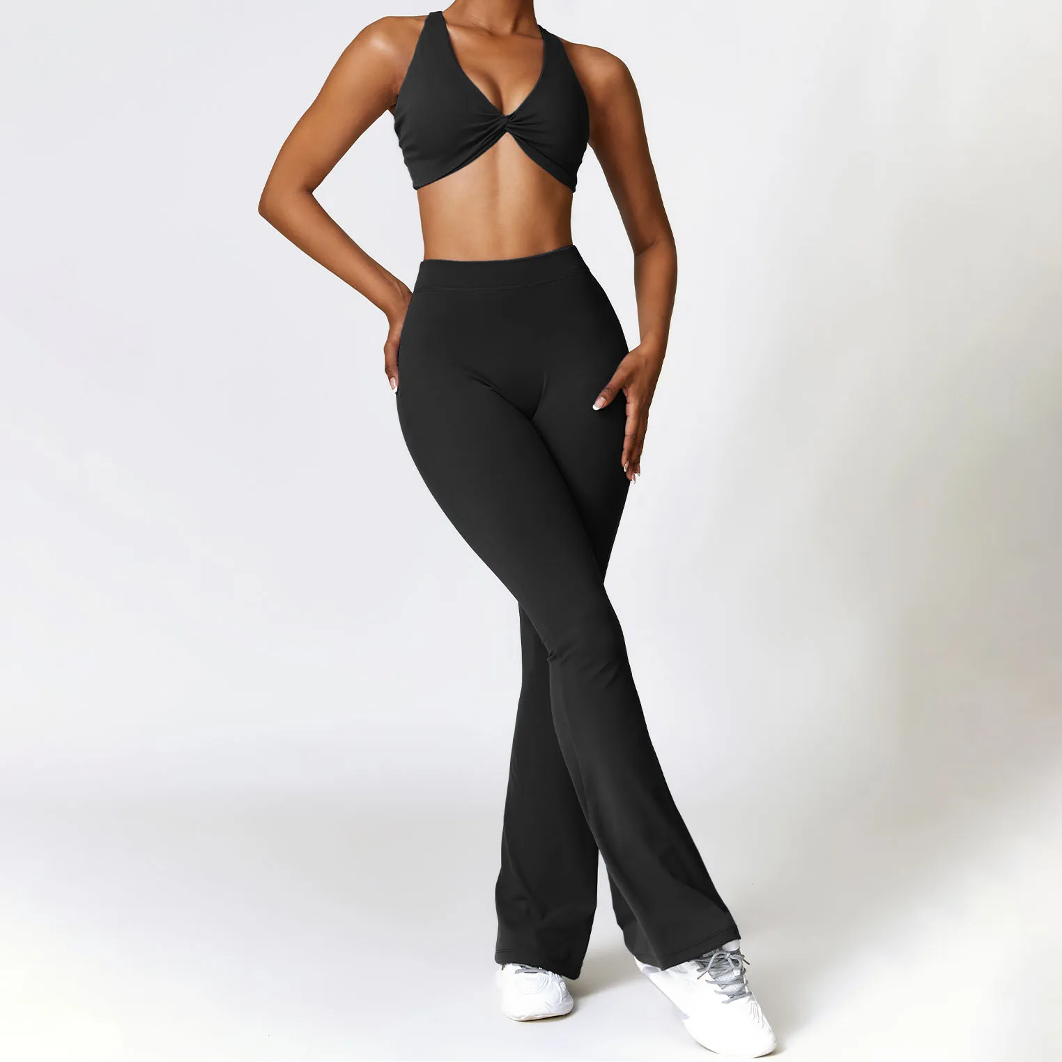 YIYI Quick Dry Comfortable Yoga Sets Beauty Back Bra Leggings Sets Women Fashion Running Fashion Scrunch Leggings And Bra Sets