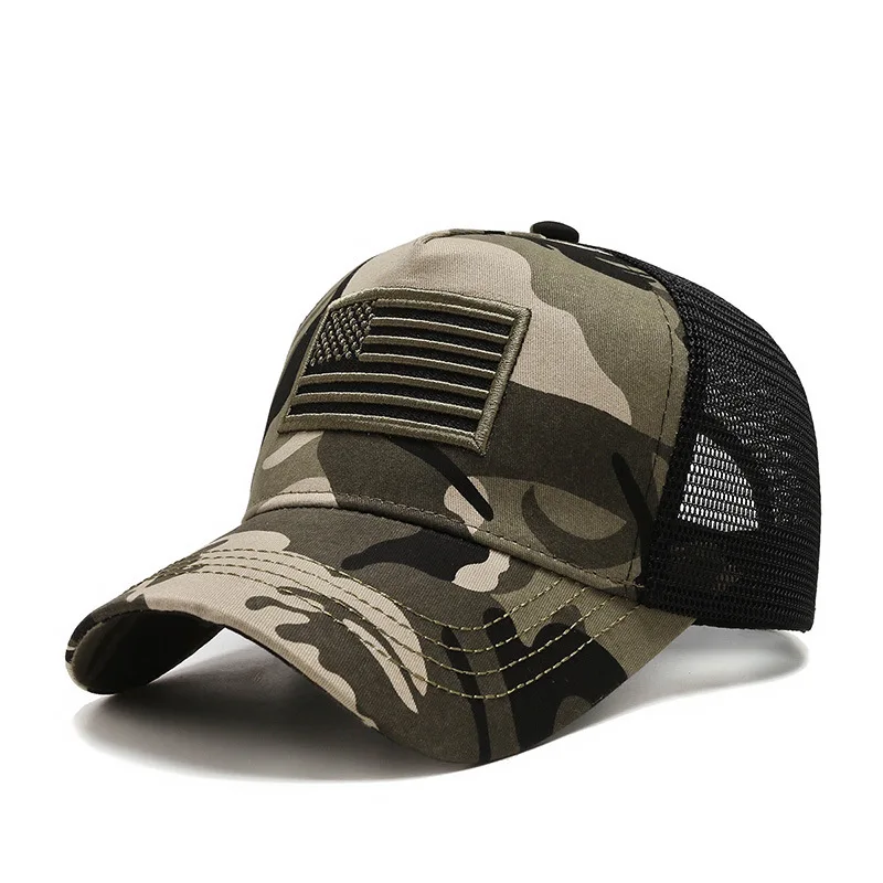 Usa Flag Patch Trucker Hat 