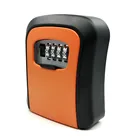 Lock Box Wall Mount Password Key Box With Mounting Kit House Key Storage Lock Box