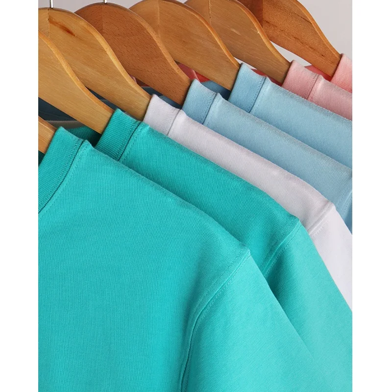 New Design Quality Cotton Loose Fit Little Drop Shoulder Brand Blank Oversized Men T Shirt