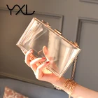 Clutch Clutch Women Clear Clutch Purse Transparent Acrylic Evening Clutch