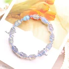 Natural Wholesale Natural Gray Moonstone Pi Xiu Crystal Gemstone Bangle Bracelet