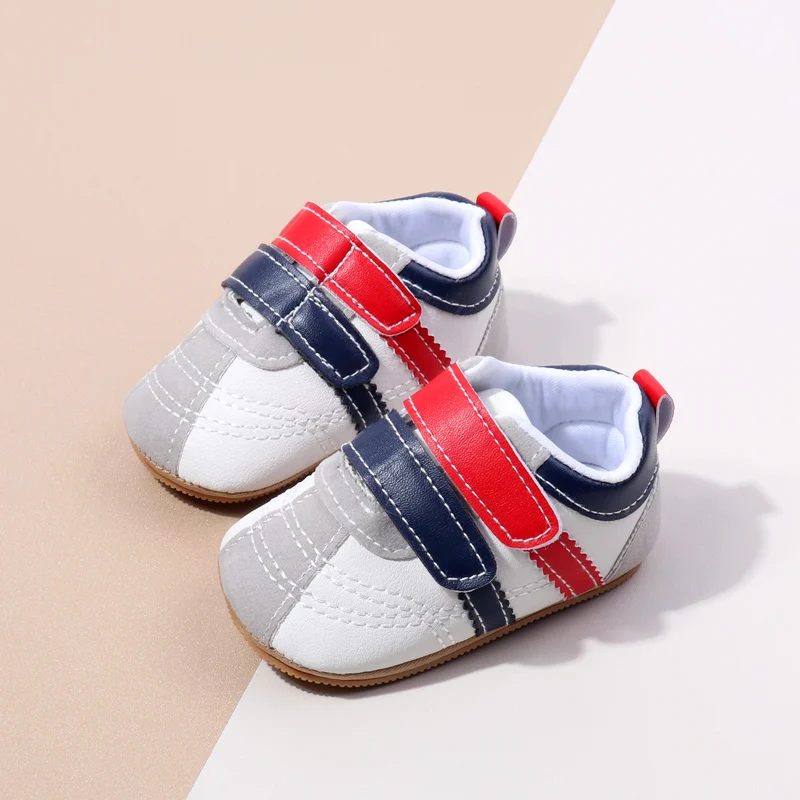 Wholesale Hook&loop Unisex Toddler Baby Sneakers Casual Boys Girls Baby Shoes Spring Autumn BXC4156 details