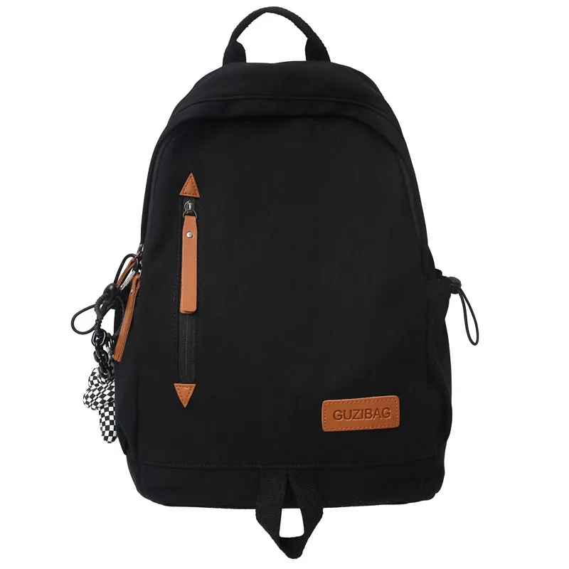 Students outdoor large capacity backpack simple leisure trend secondary school bag