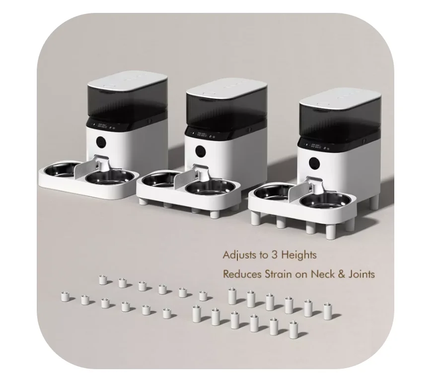 Bowls Automatic Feeders & Drinker Cats Food Feeder Dog Microchip Auto