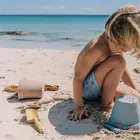 2021 Soft Beach Silicone Toys Sand Toys Modern For Child Baby Silicone Bucket Beach Toys Set