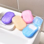 Paper Soap Hand Soap Paper 2021 Eco-friendly 20pcs Disposable Dissolvable Paper Soap Sheets Hand Soap Sheets Paper