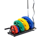 Wholesale High Quality Vertical Stand Custom Logo Bumper Fitness Equipment Storage Gym Weight Plates Rack