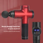 Gun Massage Gun 2021 Dropshipping Led Touch Screen Deep Tissue Electric Massager Muscle Massage Gun