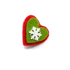 Decoration Heart Chinese Supplier Professional Non-woven Tiara Decoration Modern Heart Cake Topper For Christmas
