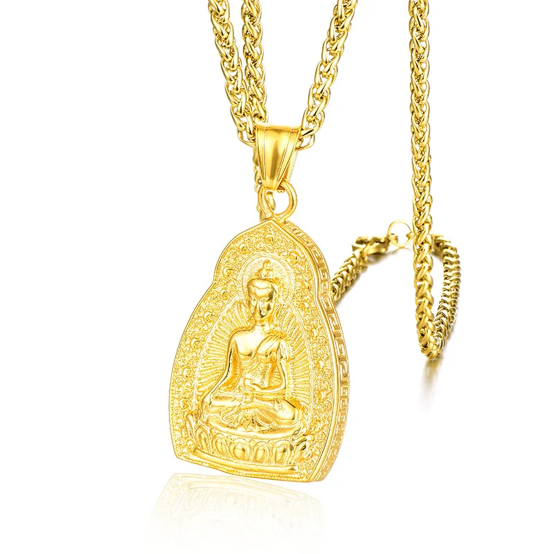Buy Buddha Necklace,Gold Buddha Pendant 