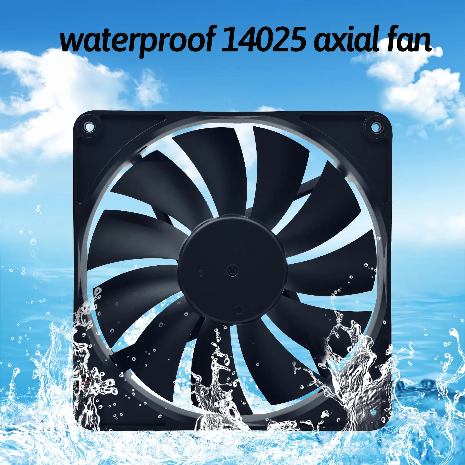 Incubator Cooling Fan, 14025, 140x140mm, Waterproof, Brushless - detail 2