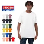 T-shirts 2021 Custom Logo Tee Shirt 100% Organic Cotton Plain Color Oversized Basic Men'S T-Shirts