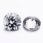 Gems Zuanhui Gems Wholesale 8.0Mm EF Round Moissanite Stone Price Moissanite Melee Loose