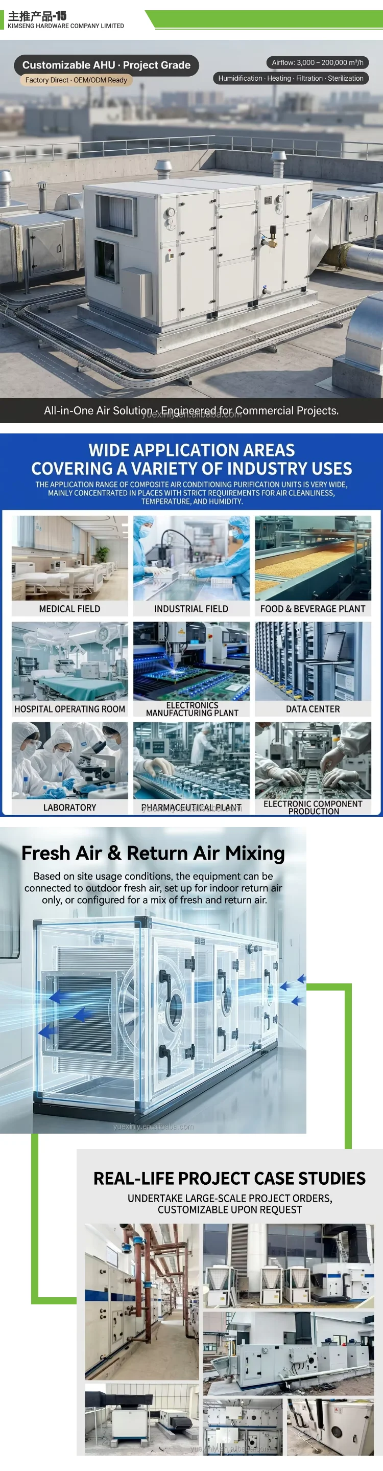 Air Handling Unit, AHU, 3000-200000, Water - detail 4