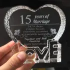 Gifts 15Th 25Th 50Th K9 Crystal Craft Happy Anniversary Wedding Gifts For Guests