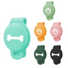 For AirTags Liquid Silicone Tracker Cover With Clip Holder GPS Pet Anti-lost Finder Protected Case For Airtag