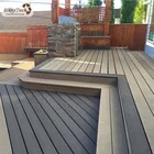 Wood Plastic Wood Plastic Floor Engineered Outdoor Decorative 3d Embossing Wpc Decking Wood Plastic Composite Flooring