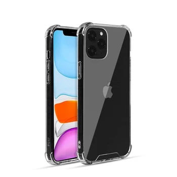 Hot Selling Cheapest Shockproof Air Space Cushion Soft TPU Hard Acrylic Clear Cel Phone Case For iPhone 12 Pro Max SE 11 Pro Max