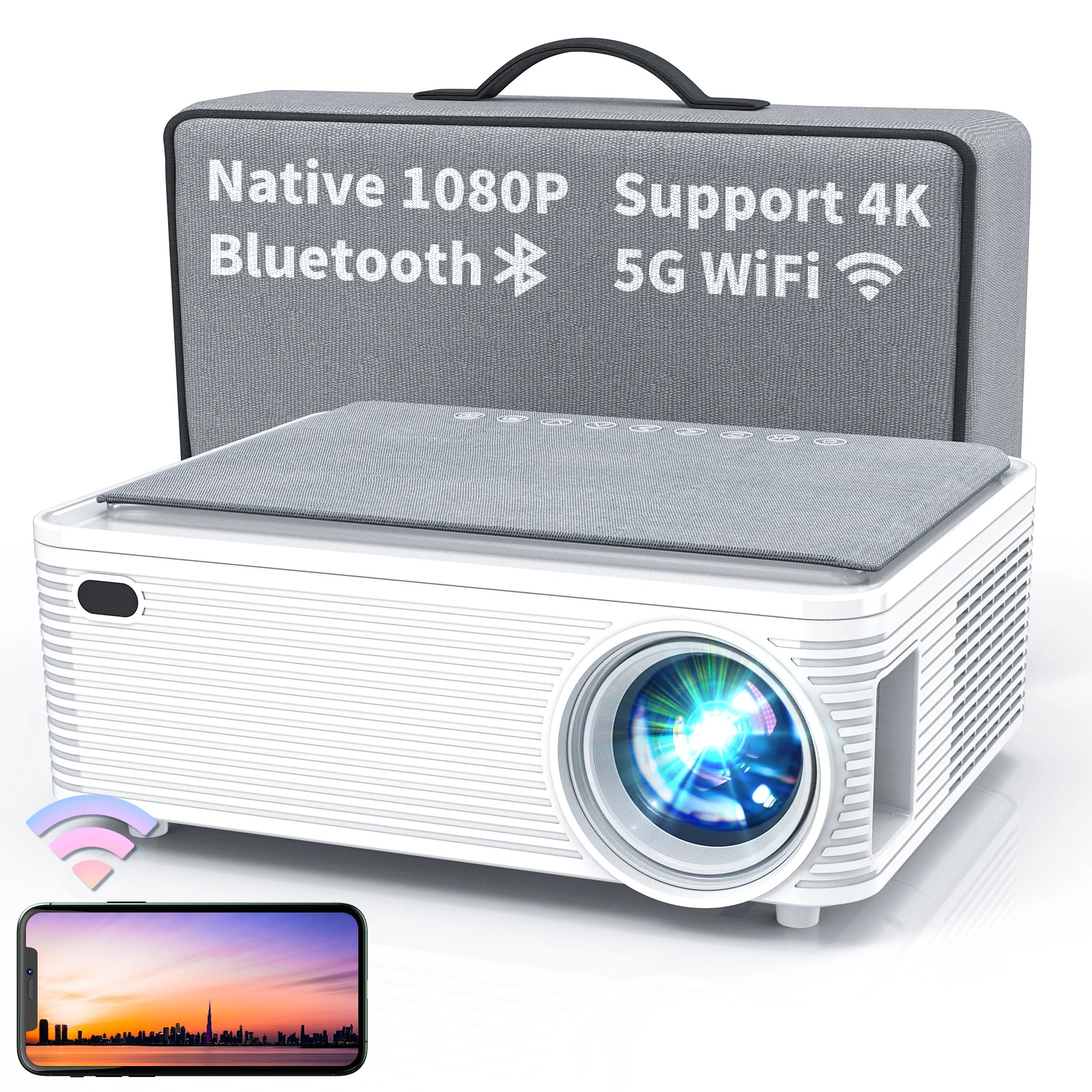 Voor type virtueel Bevriezen Zaolightec X5 Projector 1920x1080 9500 Lumens Led Lcd Full Hd 1080p  Projector Beamer Home Theatre Projectors - Buy 9500 Lumen Projector Support  1080p Hd Projector - Enhance Your Life With This Portable