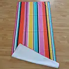 Terry Towel Multi Color Stripes Digital Print Microfiber Terry Fabric Cheap Beach Towel