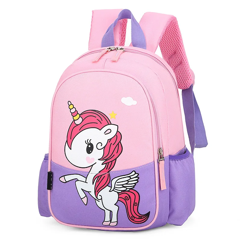 Hotselling Wholesale Cheap Price New Cartoon Unicorn Print School Bags Girls Unicorn School Bag