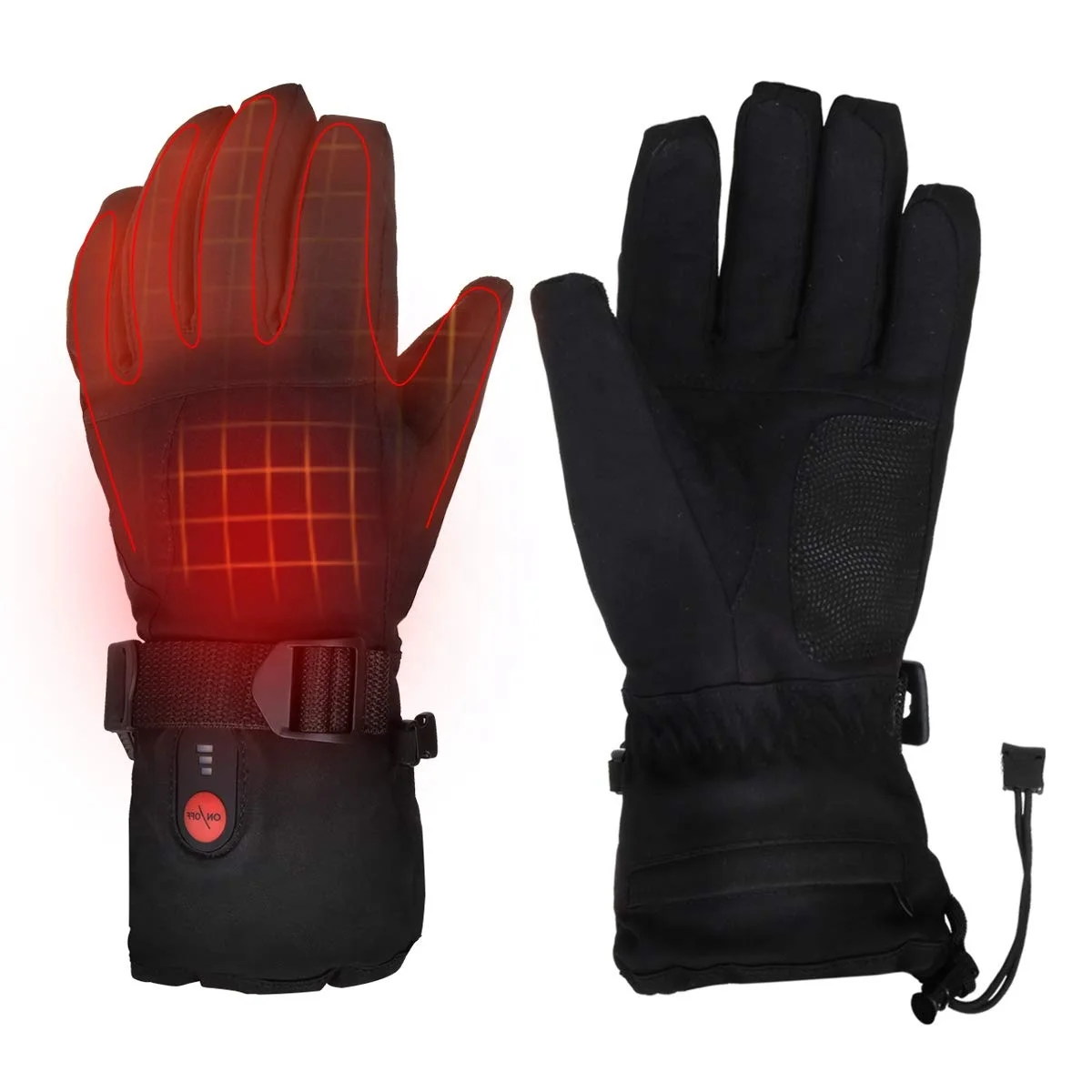 outdoor heated gloves