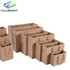 Paper Bags Paper Paper Bag Shopping Bag Wholesale Custom Brown White Gift Craft Kraft Shopping Paper Bags With Handle