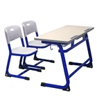 School Furniture School Desk And Chair School Furniture 2 Seats Desk And Chair Comfortable University DT-601