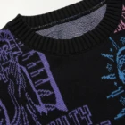 Men Sweater Men Knitwear Sweater Crewneck High Quality Jacquard Knitwear Pullover Custom Logo Men Sweater