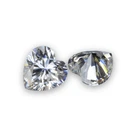 Stone 6x6/8x8/9x9mm 0.5/1.0/2.0/3.0 Ct Heart Shape Synthetic White Fire Moissanite Diamond Main Stone