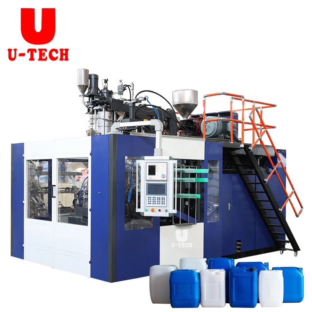 Automatic 10L 20L 30 Liter Plastic Bottle JerryCan Canister Blowing Making Drum Extrusion Blow Molding Machine