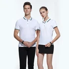 T-shirt Knitted Cuffs Collar Custom Cotton/poly Men Polo Dyed Yarn Rib T-shirt Knitted Cuffs Collar Types