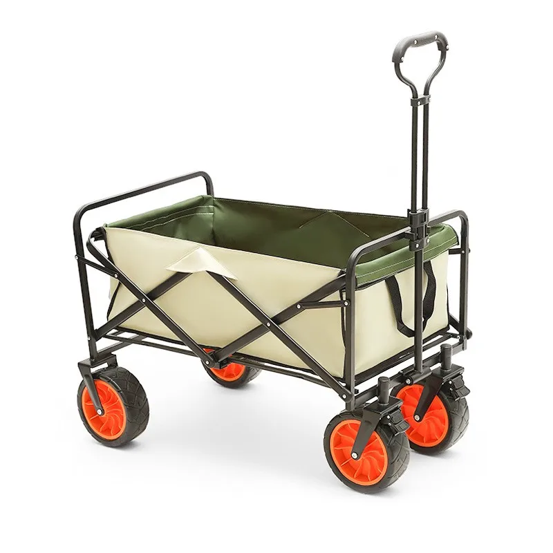 Retractable Collapsible folding wagon garden transporting camping cart beach trolley Wagon folding hand carts trolleys