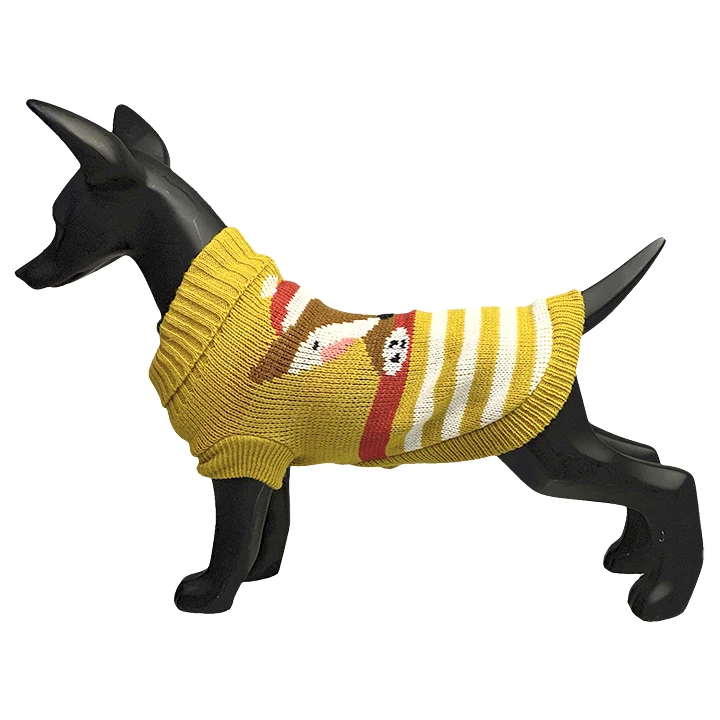 fox dog sweater