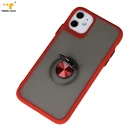 Case Phone For Samsung 2021 Matte 2 In 1 TPU Acrylic Case Circle Magnetic Phone Holder For Samsung S21 Plus