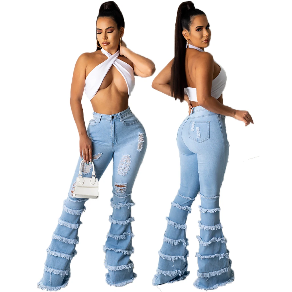 Hot Sale Women Denim Jeans Pants 